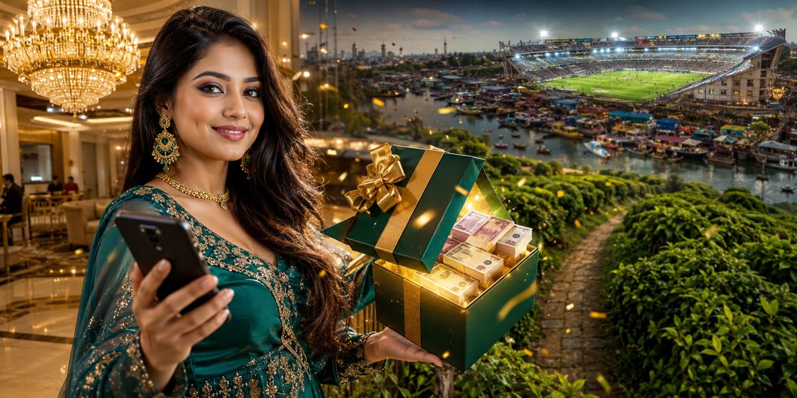 Barisal Mobile Casino Gaming Tea Garden Background